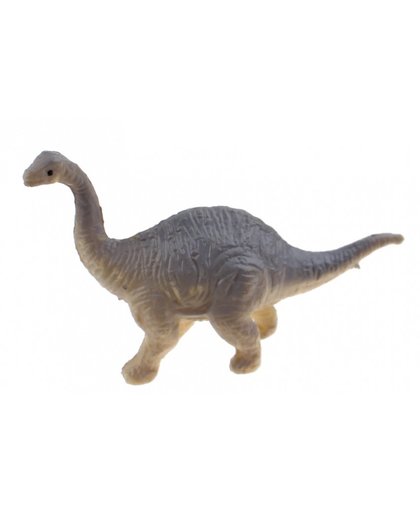 Toi Toys miniatuur dinosaurus 6 cm grijs