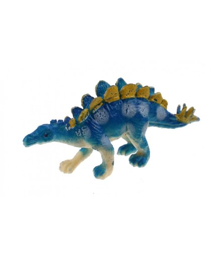 Toi Toys miniatuur dinosaurus 6 cm blauw