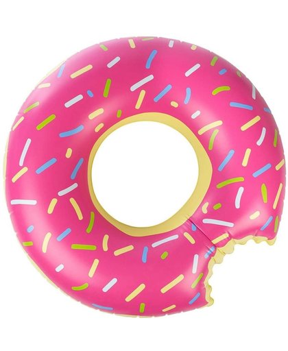 Zwembad luchtbed (120cm) - Roze Donut