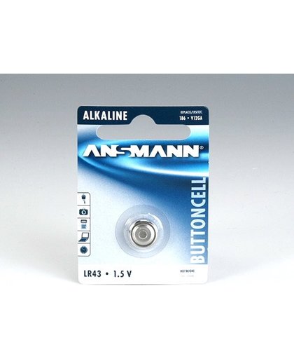 Ansmann Alkaline Battery LR 43 Alkaline 1.5V niet-oplaadbare batterij
