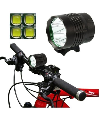 3 Mode Bicycle Lamp / Head Lamp met 4x CREE XM-L T6 LED licht, lichtgevend Flux: 4800lm