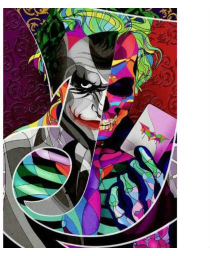 Joker - Diamond Painting 30x40 (Volledige bedekking - Vierkante steentjes)