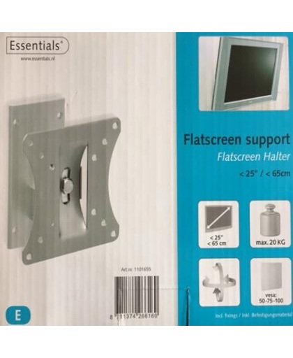 Flatscreen muurbeugel geschikt  tot 25 Inch monitoren