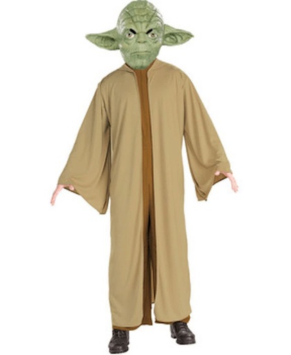 Star Wars Yoda Kostuum Volwassenen M - Maat  48-50 (M) - Verkleedkleding
