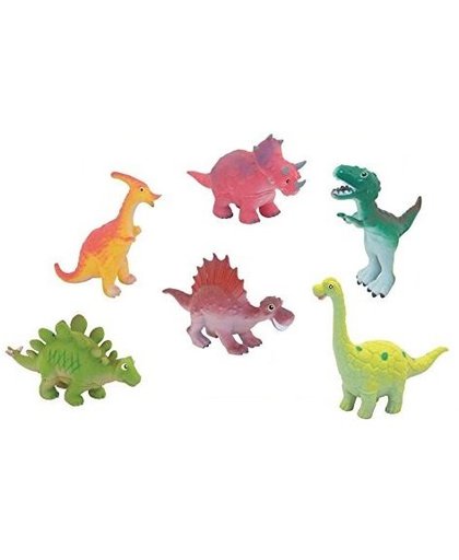 Nic Nac Mini Cartoon: 6 Dinosaurussen