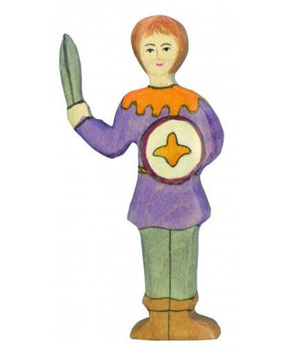 Holztiger Sprookjes en ridders: jongen paars (13 cm)