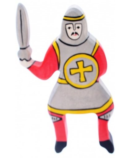 Holztiger Sprookjes en ridders: rijdende ridder zwaard (19 cm)