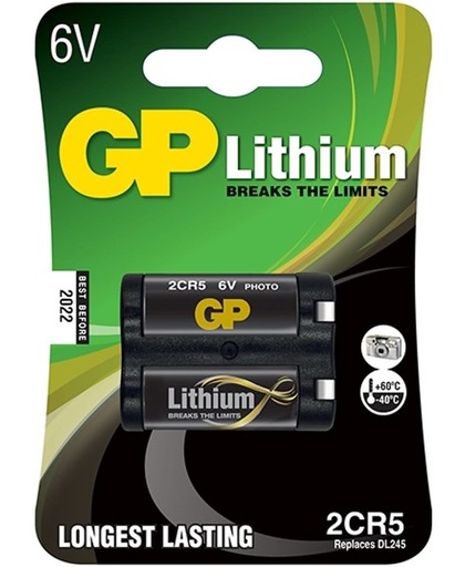 GP Batteries Lithium 2CR5 Lithium 6V