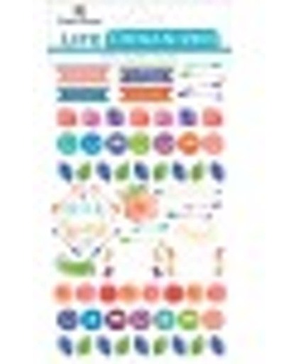 Paper House Life Organized planner stickers  Live Bold
