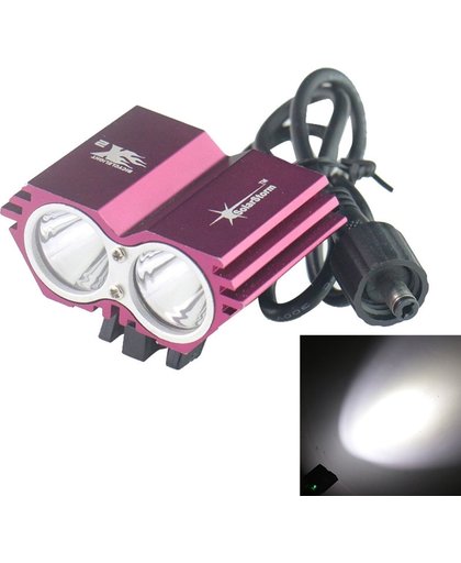 Solarstorm 15W 2-LED High Power Headlight Bicycle Headlamp, lichtgevend Flux: 1200lm