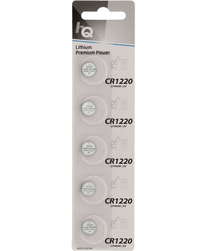 Lithium Button Cell Battery CR1220 3 V 5-Blister