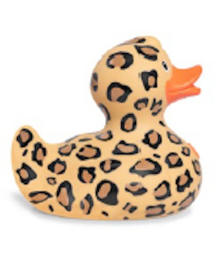 Luxury LEOPARD (new design 2017)  Duck van Bud Duck: Mooiste Design badeend ter Wereld