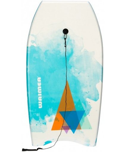 Waimea Bodyboard EPS Slick wit/blauw 93 x 48 cm