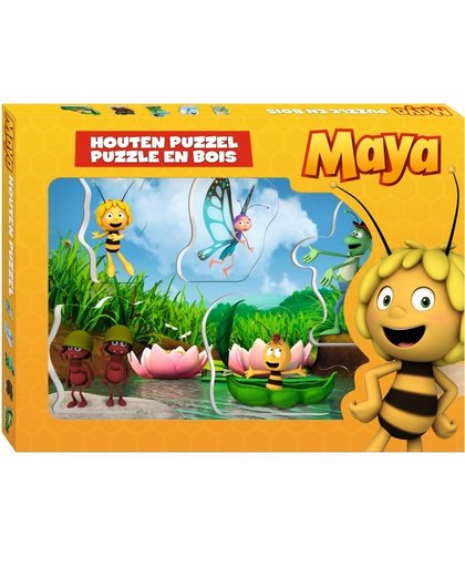 Studio 100 puzzel hout Maya de Bij 5 stukjes