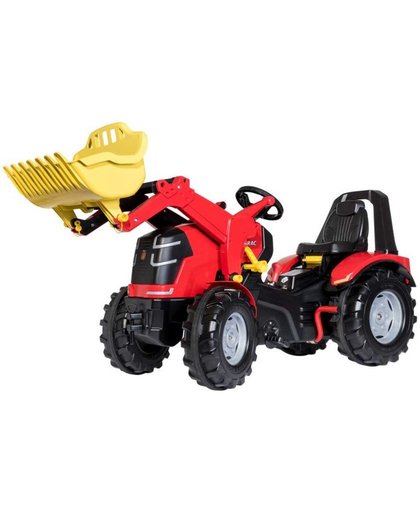 Rolly Toys traptractor met handrem RollyX Trac Premium rood