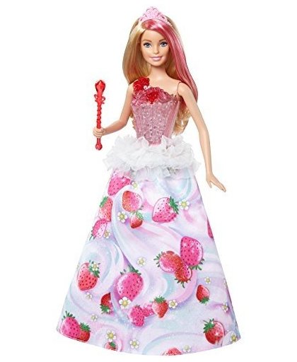 Barbie Dreamtopia Sweetville tienerpop Prinses roze 28 cm