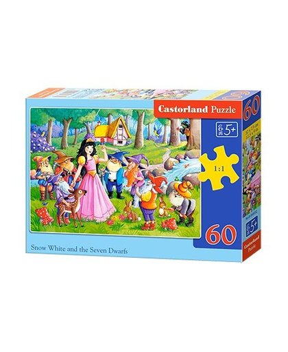 Castorland legpuzzel Snow White and the seven dwarfs 60 stukjes