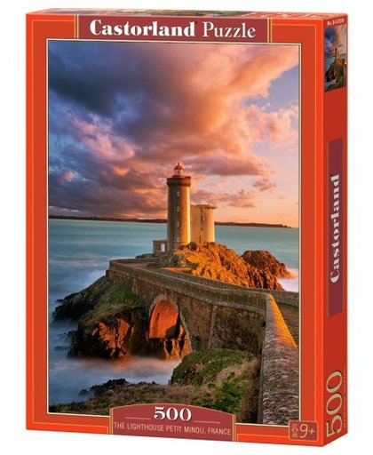 Castorland legpuzzel the lighthouse, Petit minou, France 500 stukjes
