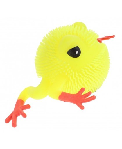 Toi Toys Puffer kikker met lichteffect 15 cm geel