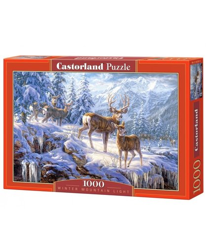 Castorland legpuzzel Winter Mountain 1000 stukjes