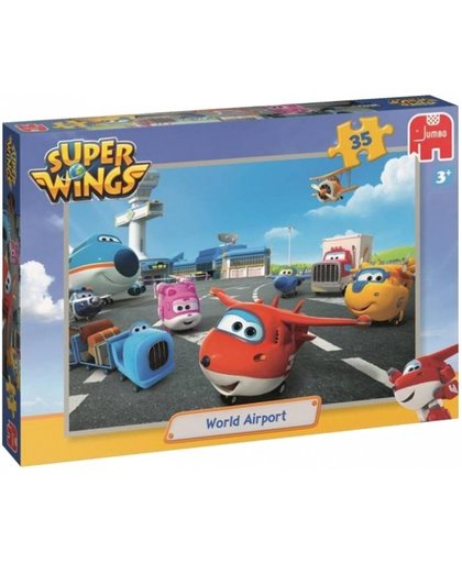 Jumbo legpuzzel Super Wings World Airport 35 stukjes