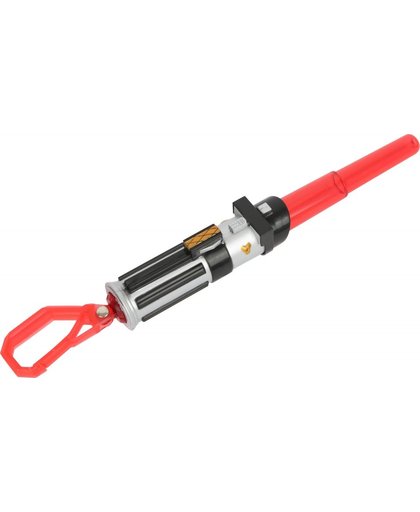 Disney Star Wars lightsaber sleutelhanger rood 9 cm