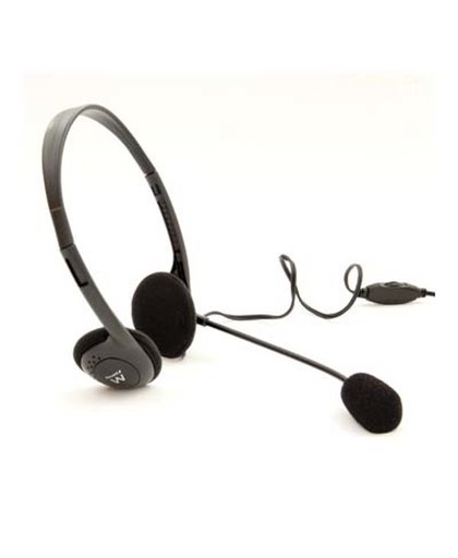 Ewent EW3563 Stereofonisch Hoofdband Zwart hoofdtelefoon