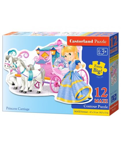 Castorland legpuzzel Princess Carriage 12 maxi stukjes