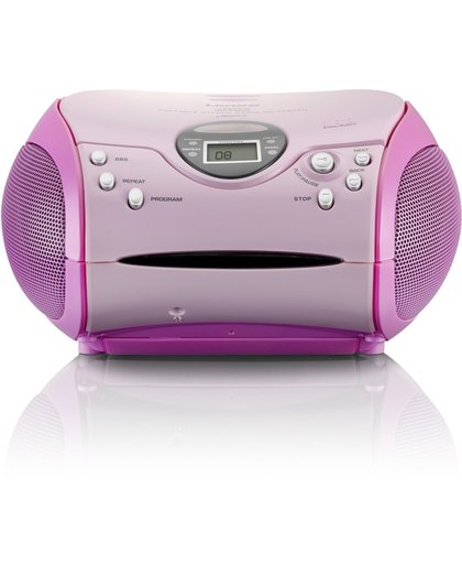 Lenco SCD-24 MP3 - Radio/CD-speler - Roze