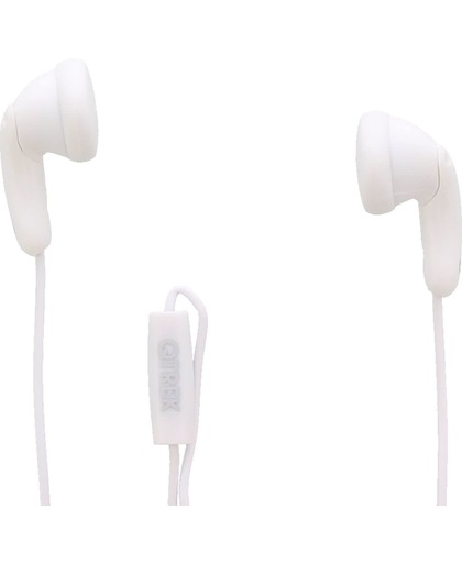 Qtrek In-Ear Headphone 3.5mm with Remote White