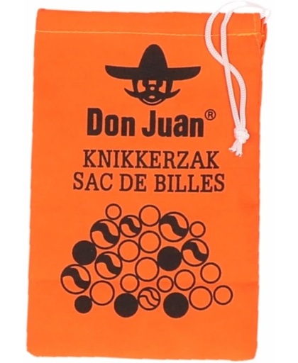 Oranje knikkerzak Don Juan