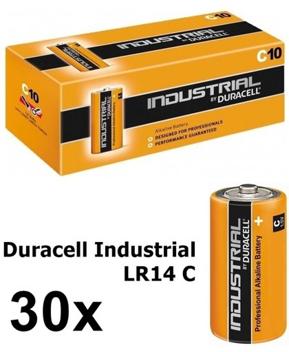 30 Stuks - Duracell Industrial C/LR14 alkalinebatterij