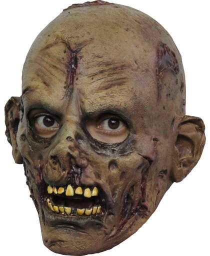 Masker van een levende dode voor volwassenen Halloween - Verkleedmasker - One size