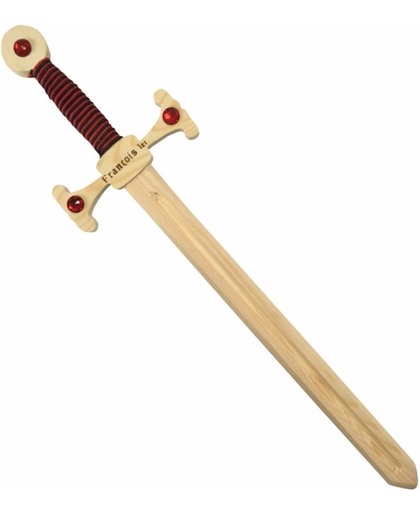 Houten zwaard François 60 cm lang