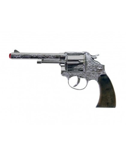 Gonher Speelgoed revolver cowboy 12 schots zilver