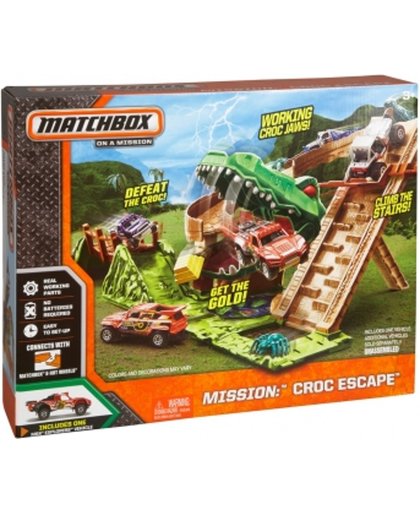 Mattel Speelset Matchbox Mission: Croc Escape