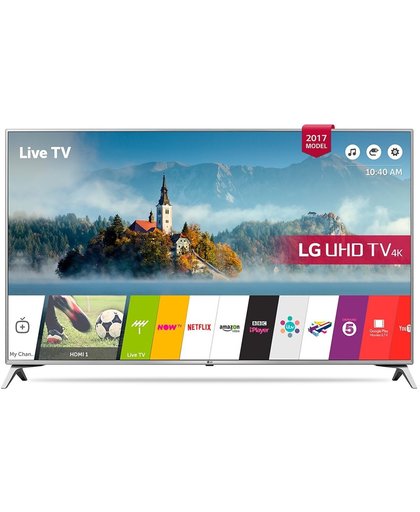 LG 60UJ651V LED TV 152,4 cm (60") 4K Ultra HD Smart TV Wi-Fi Zwart, Zilver