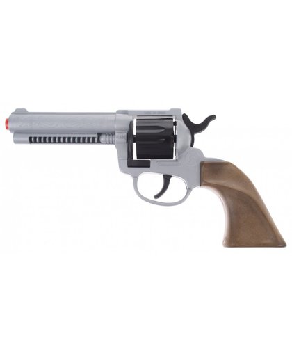 Gonher Speelgoed revolver cowboy 12 schots grijs / zwart