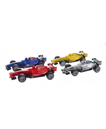 Toi Toys pull back race auto's 13 cm 4 stuks
