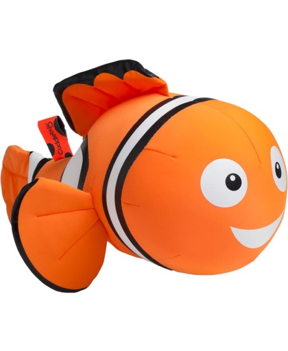 Cuddlebug Clownfish kussen - knuffelkussen - Vis - oranje combi