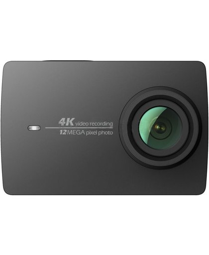 orgineel Xiaomi Xiaoyi YI II 4K Sport Action Camera Professional Portable 2.19 inch Screen Ambarella A9SE75 CPU 12MP 155 Degrees Wide Angle Lens Dual microfoon Smart Image Stabilization OIS Camera, Support Dual Band 5G/2.4G WiFi, Bluetooth 4.0(zwart)