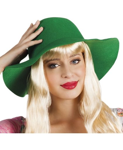 Zomerse groene hoed voor vrouwen  - Verkleedhoofddeksel - One size