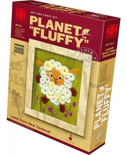 Planet Fluffy WOL Beeld Schaap 22 x 18 cm