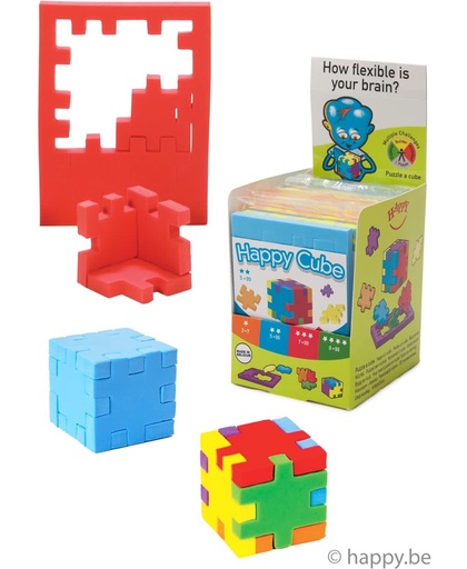 HAPPY Happy Cube Display - 12 kubus puzzels