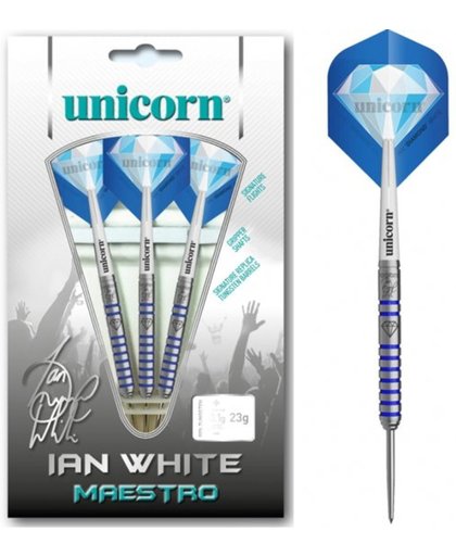 Unicorn Maestro Ian White 90% tungsten 23 gram Steeltip dart