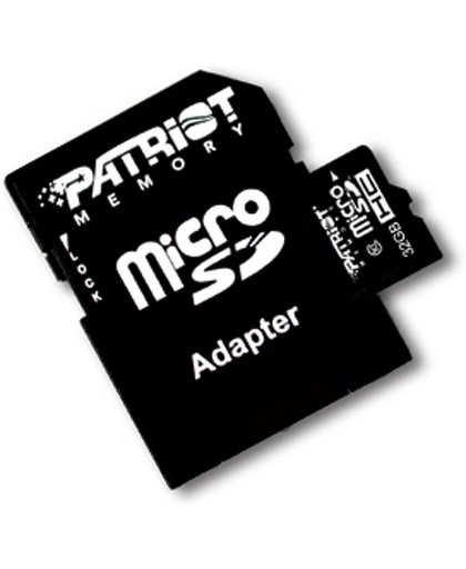 Patriot Memory PSF32GMCSDHC10 32GB MicroSDHC flashgeheugen