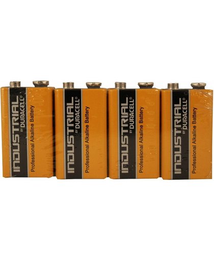 Duracell 9V Industrial Batterijen 6LR61 - 4 stuks ID1604 9V Batterij.