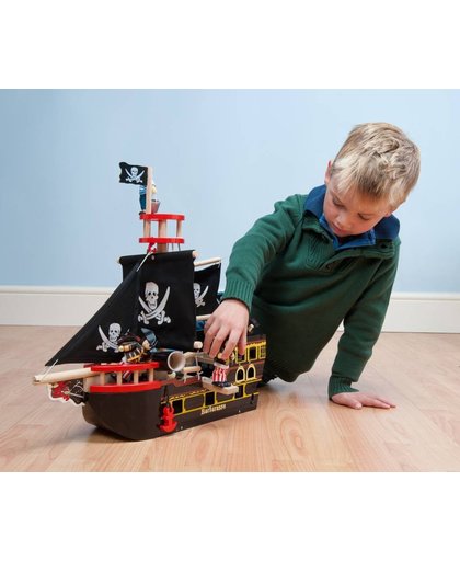 Le Toy Van Speelset Piratenschip - Hout