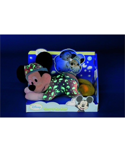 Disney Glow in the Dark - Mickey Mouse Knuffel - 30 cm
