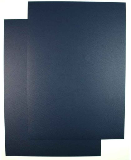 Luxe A5 Karton - Blauw met Relief – 14,8 x 21cm – 50 Stuks - voor het maken van o.a. kaarten, scrapbooking en heel veel andere creatieve doeleinden.
